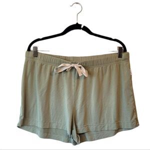Boody Women's Sage Green Lounge Shorts Size XL